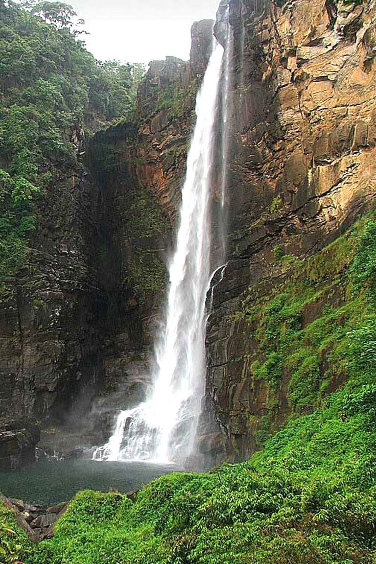 Bambarakanda Falls, the highest waterfall in Sri Lanka