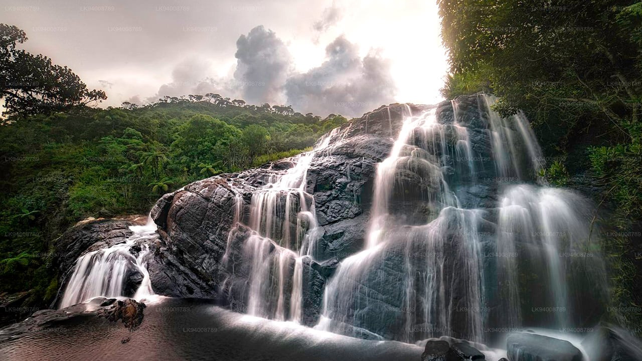 Baker's Falls in Horton Plains, Sri Lanka
