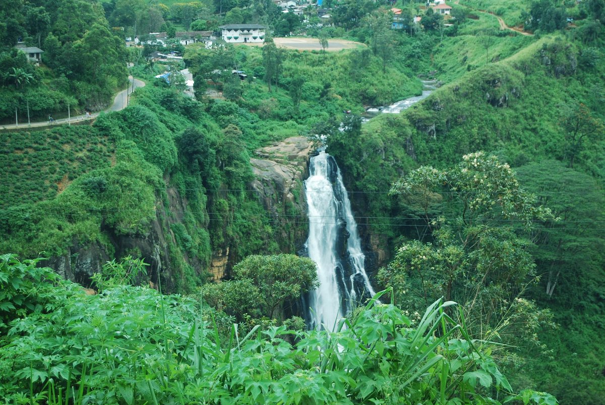 Devon Falls in Sri Lanka